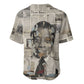 James Baldwin Baseball Jersey Vintage Newspaper Style