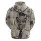 James Baldwin Hoodie Vintage Newspaper Style