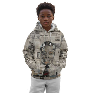 James Baldwin Kid Hoodie Vintage Newspaper Style