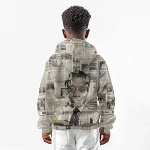 James Baldwin Kid Hoodie Vintage Newspaper Style