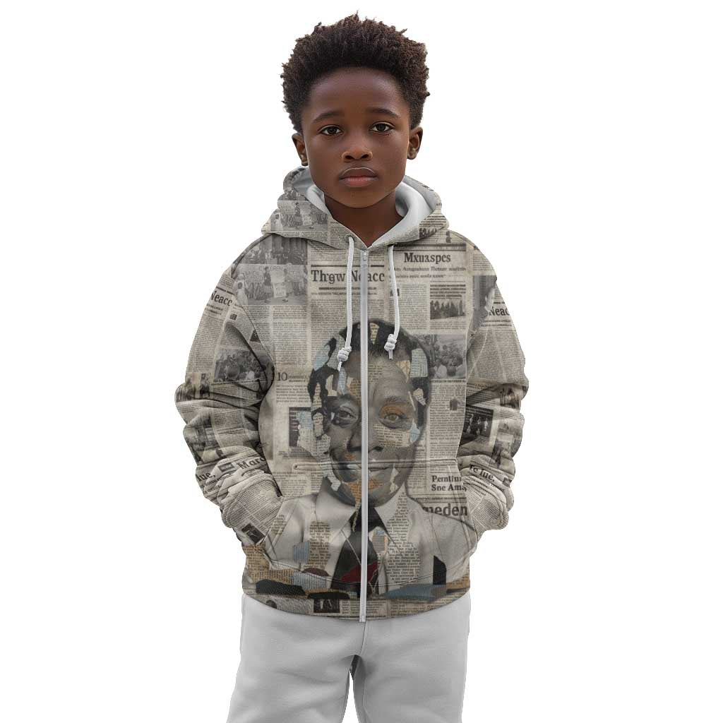 James Baldwin Kid Hoodie Vintage Newspaper Style