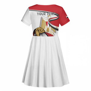 Personalized Egyptian Revolution Kid Short Sleeve Dress July 23rd