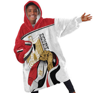 Personalized Egyptian Revolution Kid Wearable Blanket Hoodie July 23rd