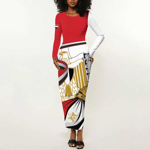 Personalized Egyptian Revolution Long Sleeve Bodycon Dress July 23rd LT15