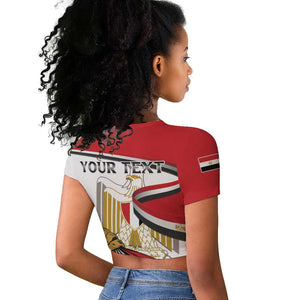 Personalized Egyptian Revolution Raglan Cropped T shirt July 23rd