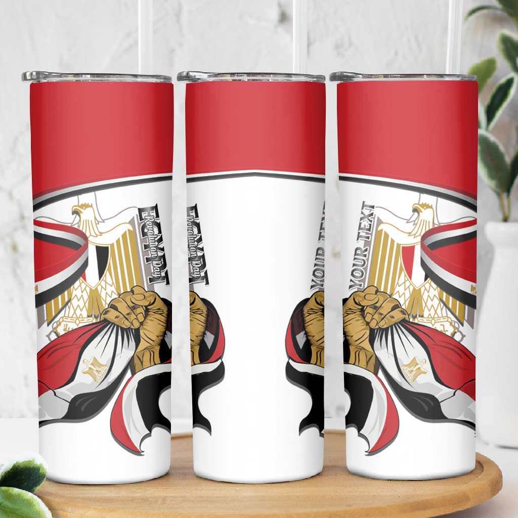 Personalized Egyptian Revolution Skinny Tumbler July 23rd