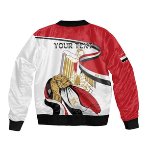Personalized Egyptian Revolution Sleeve Zip Bomber Jacket July 23rd