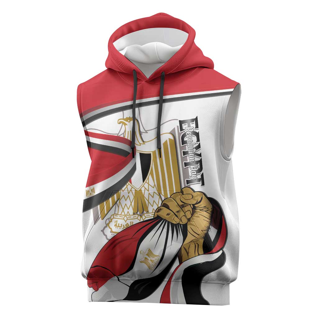 Personalized Egyptian Revolution Sleeveless Hoodie July 23rd - African Pride