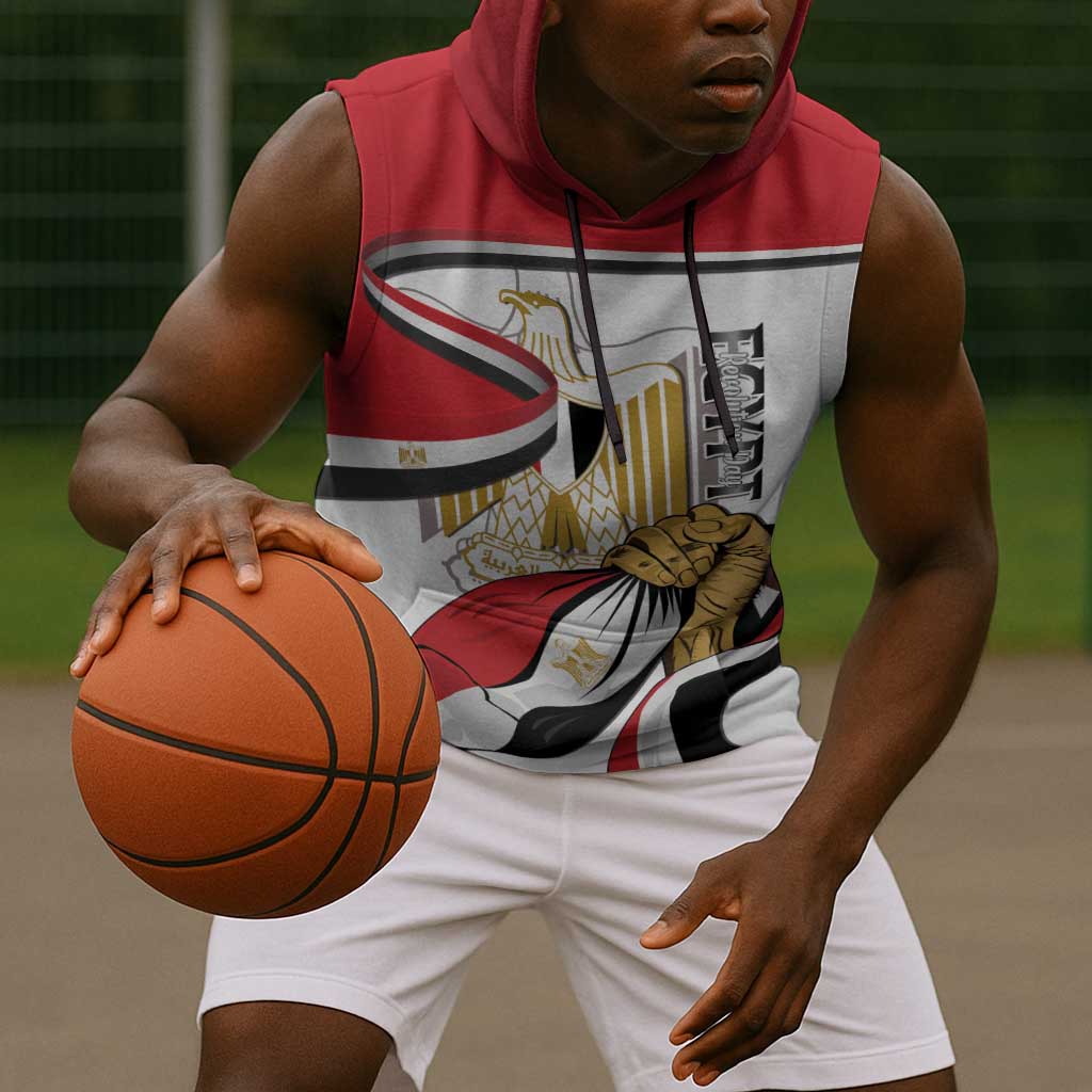 Personalized Egyptian Revolution Sleeveless Hoodie July 23rd - African Pride
