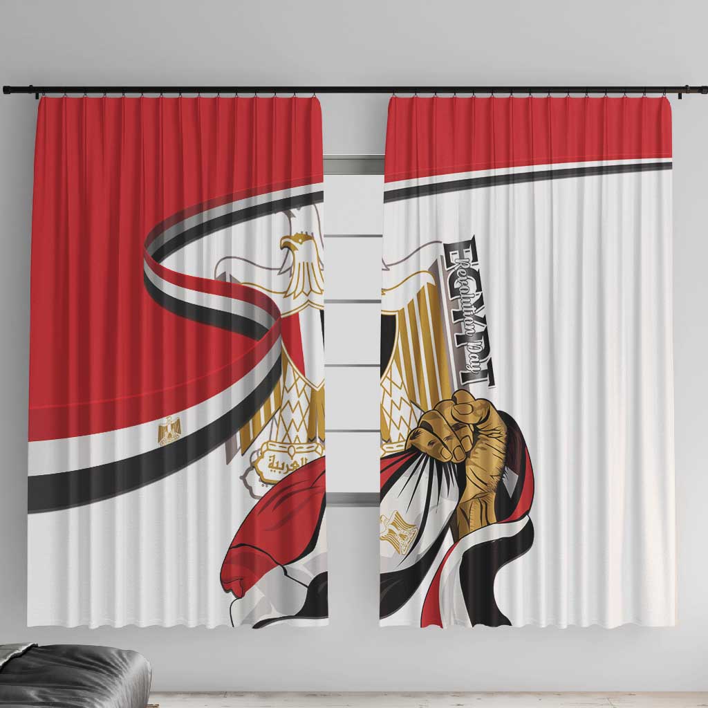 Egyptian Revolution Window Curtain July 23rd