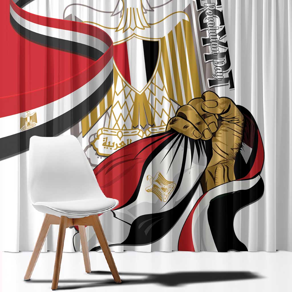 Egyptian Revolution Window Curtain July 23rd