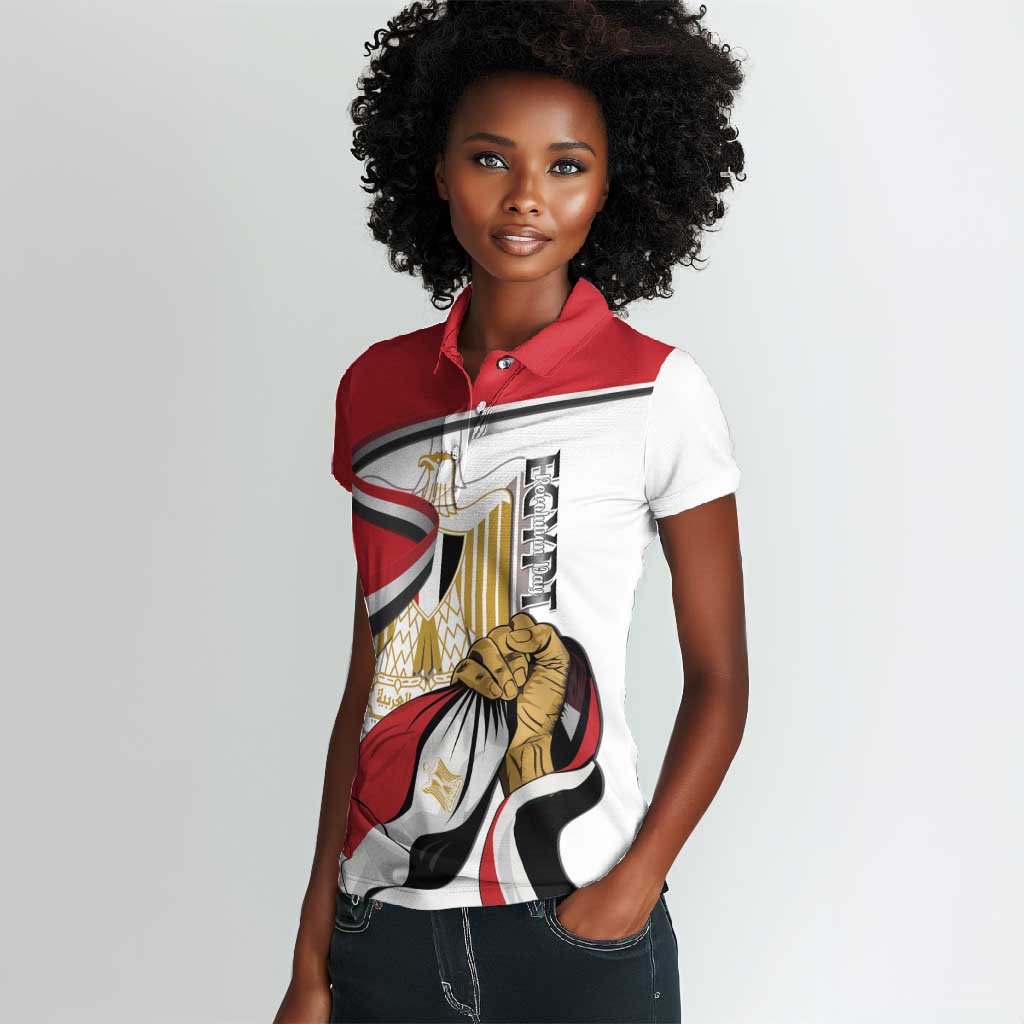 Personalized Egyptian Revolution Women Polo Shirt July 23rd