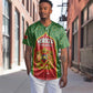 Personalized Morocco Fete du Trone Baseball Jersey King Lion