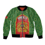 Personalized Morocco Fete du Trone Bomber Jacket King Lion