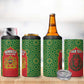 Personalized Morocco Fete du Trone 4 in 1 Can Cooler Tumbler King Lion