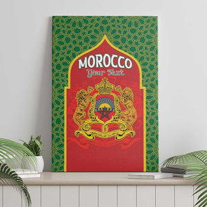 Personalized Morocco Fete du Trone Canvas Wall Art King Lion