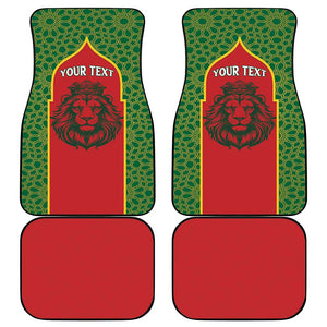 Personalized Morocco Fete du Trone Car Mats King Lion