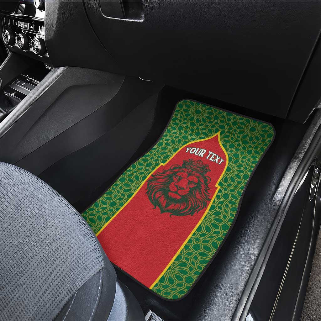 Personalized Morocco Fete du Trone Car Mats King Lion
