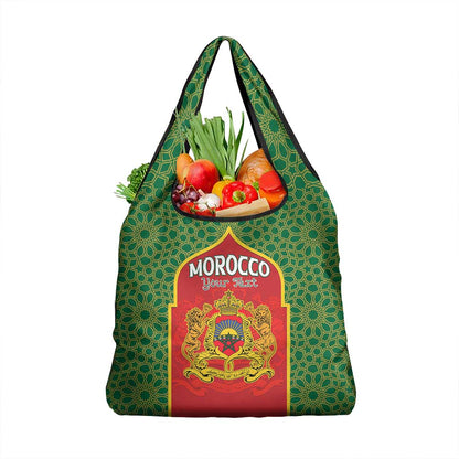 Personalized Morocco Fete du Trone Grocery Bag King Lion