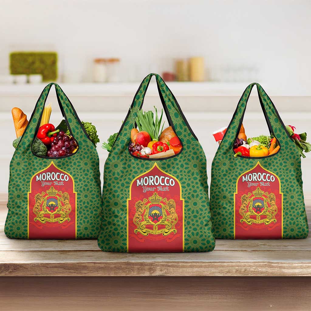 Personalized Morocco Fete du Trone Grocery Bag King Lion