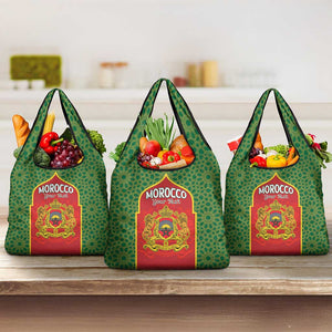 Personalized Morocco Fete du Trone Grocery Bag King Lion