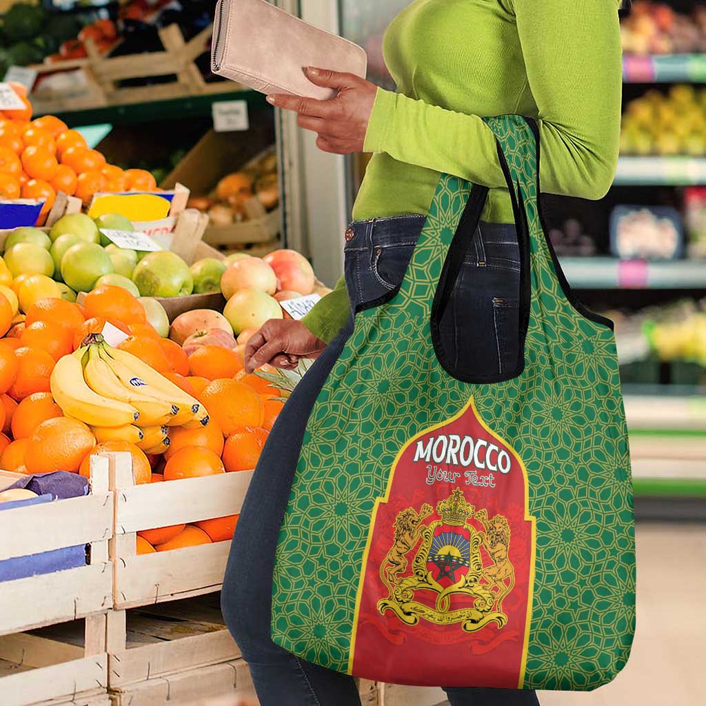 Personalized Morocco Fete du Trone Grocery Bag King Lion