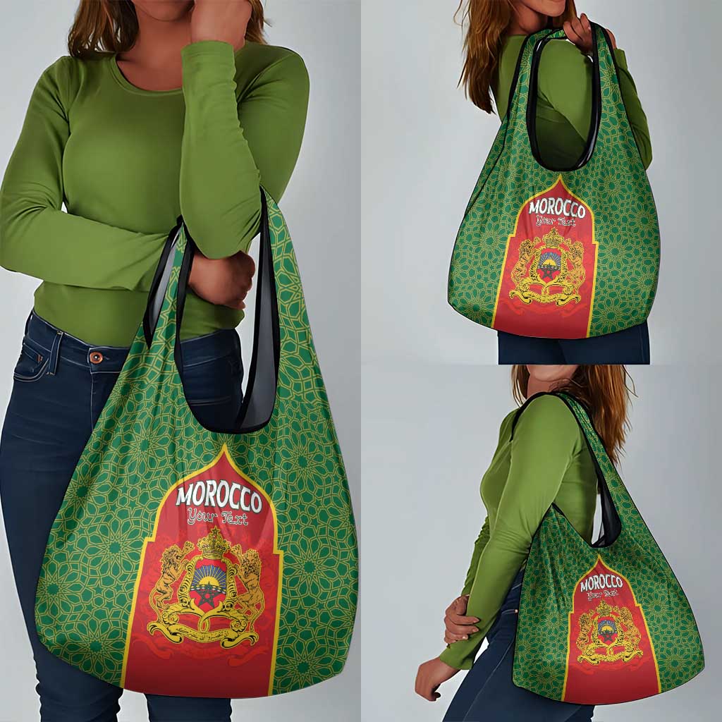 Personalized Morocco Fete du Trone Grocery Bag King Lion