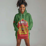 Personalized Morocco Fete du Trone Hoodie Dress King Lion