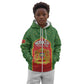 Personalized Morocco Fete du Trone Kid Hoodie King Lion