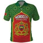 Personalized Morocco Fete du Trone Polo Shirt King Lion