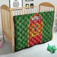 Personalized Morocco Fete du Trone Quilt King Lion