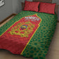 Personalized Morocco Fete du Trone Quilt Bed Set King Lion