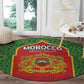 Personalized Morocco Fete du Trone Round Carpet King Lion