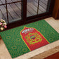 Personalized Morocco Fete du Trone Rubber Doormat King Lion