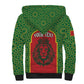 Personalized Morocco Fete du Trone Sherpa Hoodie King Lion