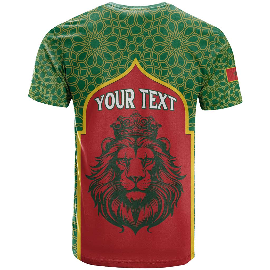Personalized Morocco Fete du Trone T shirt King Lion