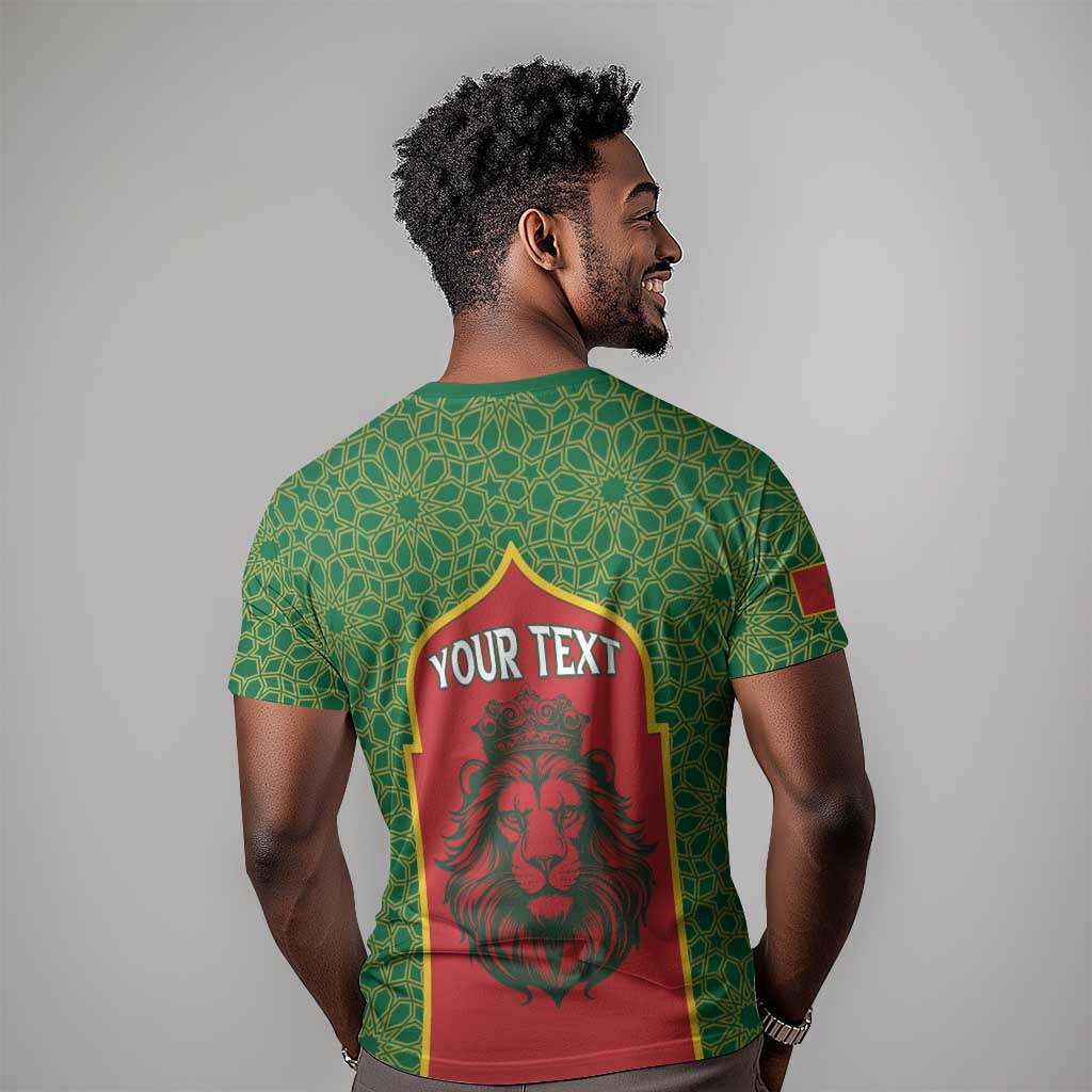 Personalized Morocco Fete du Trone T shirt King Lion