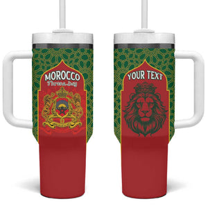 Personalized Morocco Fete du Trone Tumbler With Handle King Lion