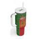 Personalized Morocco Fete du Trone Tumbler With Handle King Lion