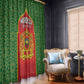 Personalized Morocco Fete du Trone Window Curtain King Lion