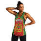 Personalized Morocco Fete du Trone Women Racerback Tank King Lion