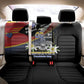 Eswatini Somhlolo Day Back Car Seat Cover Coat Of Arms With Map - African Pride
