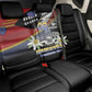 Eswatini Somhlolo Day Back Car Seat Cover Coat Of Arms With Map - African Pride