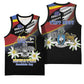 Personalized Eswatini Somhlolo Day Basketball Jersey Coat Of Arms With Map - African Pride