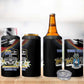 Personalized Eswatini Somhlolo Day 4 in 1 Can Cooler Tumbler Coat Of Arms With Map - African Pride
