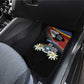 Eswatini Somhlolo Day Car Mats Coat Of Arms With Map - African Pride