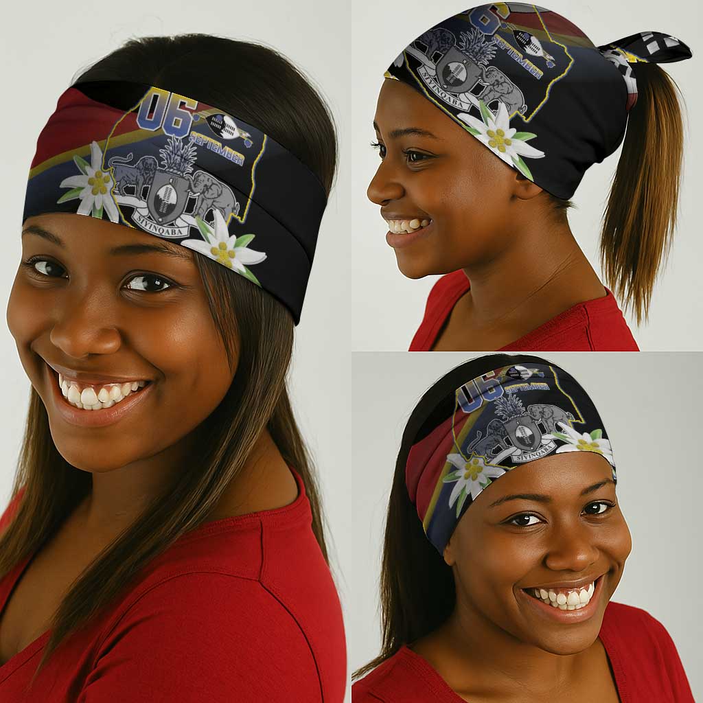Eswatini Somhlolo Day Neck Gaiter Coat Of Arms Map LT15