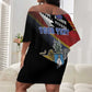 Personalized Eswatini Somhlolo Day Off Shoulder Short Dress Coat Of Arms With Map - African Pride