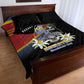 Eswatini Somhlolo Day Quilt Bed Set Coat Of Arms With Map - African Pride