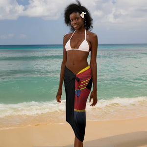 Eswatini Somhlolo Day Sarong Coat Of Arms With Map - African Pride
